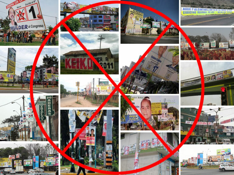 Basta de propaganda electoral